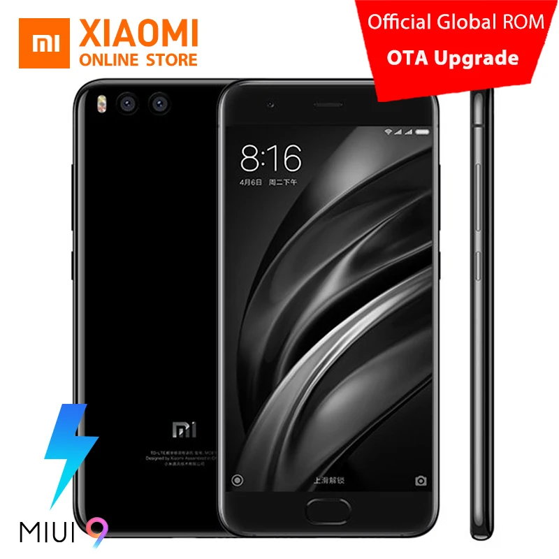 Оригинальный Xiaomi Mi6 Mi 6 мобильный телефон ГБ ОЗУ 64 Гб ПЗУ Восьмиядерный процессор