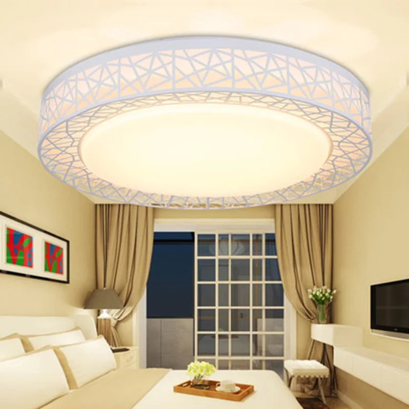 

Modern LED Iron Ceiling Lights Contemporary metal flowers frame surface mounted lamp curved Acrylic foyer bedroom Ceiling Light