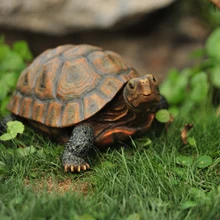 S/M/L украшения для домашнего сада Открытый Двор Сад черепаха искусство из смолы для черепах фигурка животного украшение статуи Декор
