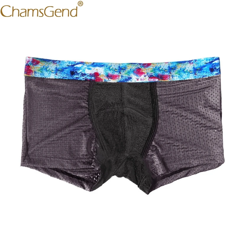 Chamsgend Мужское нижнее белье мужские боксеры сексуальные трусы женское