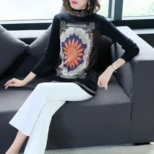 Elastic knit turtleneck slim pullovers wool sweater shirts 2018 new long sleeve women autumn sweater