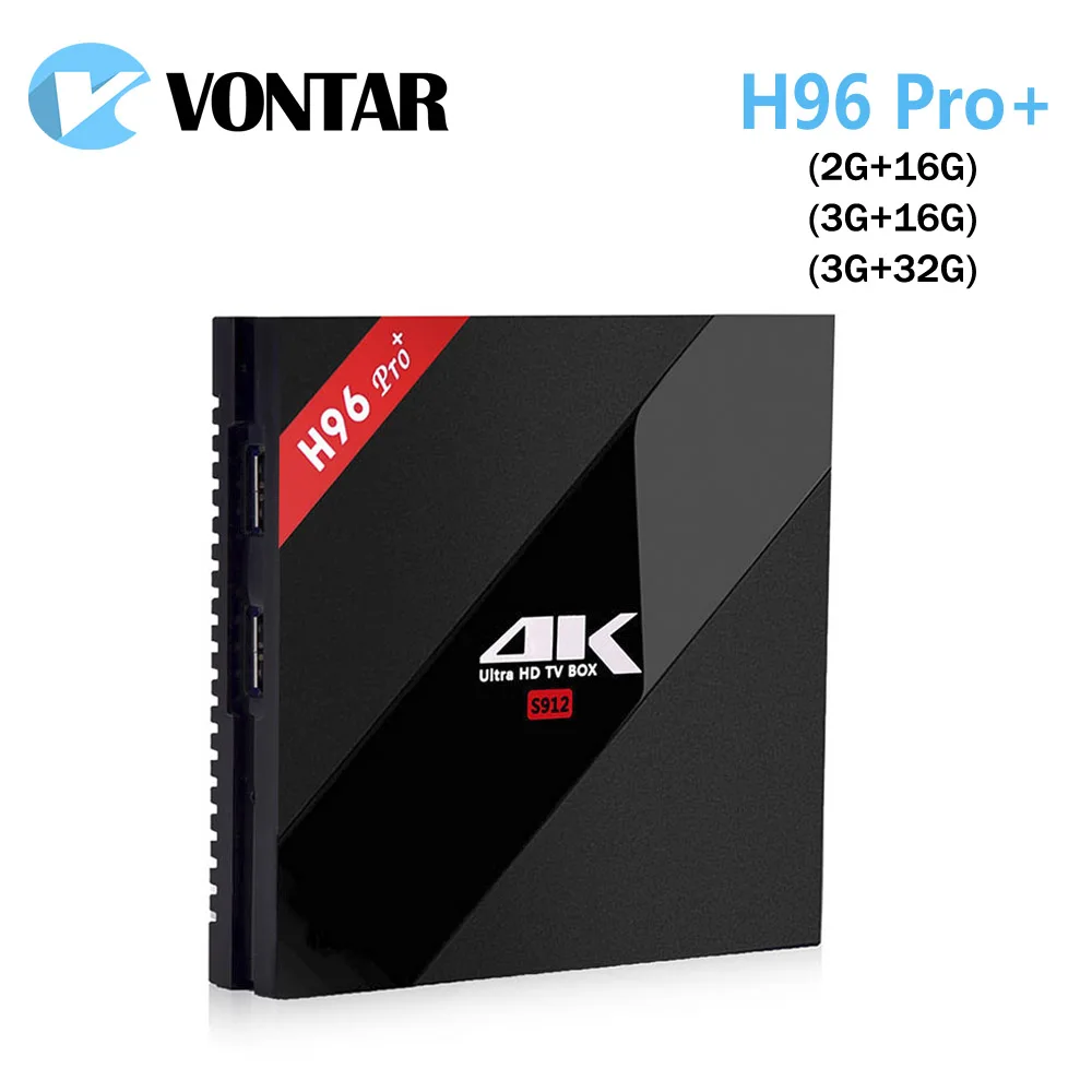 5pcs VONTAR 3G/32G H96 Pro+ Amlogic S912 Octa Core Android 7.1 TV Box 2.4G/5.8G WiFi BT4.1 H.265 4K Media Player H96 Pro Plus цена 5pcs VONTAR 3G/32G H96 Pro+ Amlogic S912 Octa Core Android 7.1 TV Box 2.4G/5.8G WiFi BT4.1 H.265 4K Media Player H96 Pro Plus цены онлайн