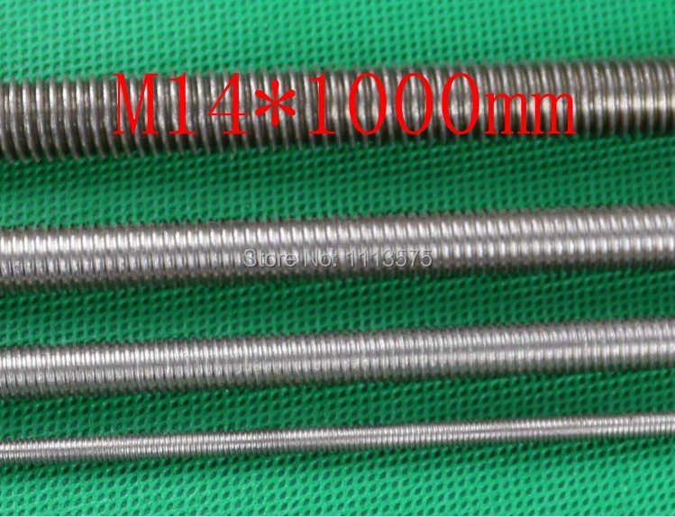 Buy M14*1000mm 304,321,316 stainless steel thread bar