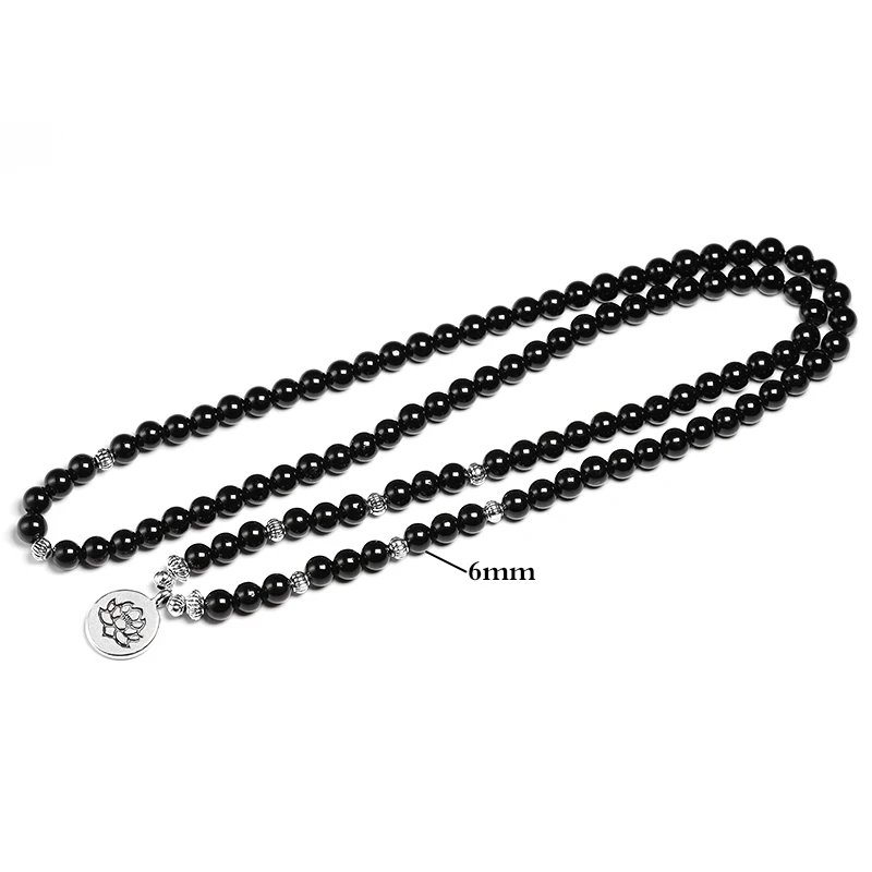 Натуральная в Класс черный турмалин дизайн браслет Yogi камень браслет баланса Для женщин Для мужчин Цепочки и ожерелья ювелирных изделий