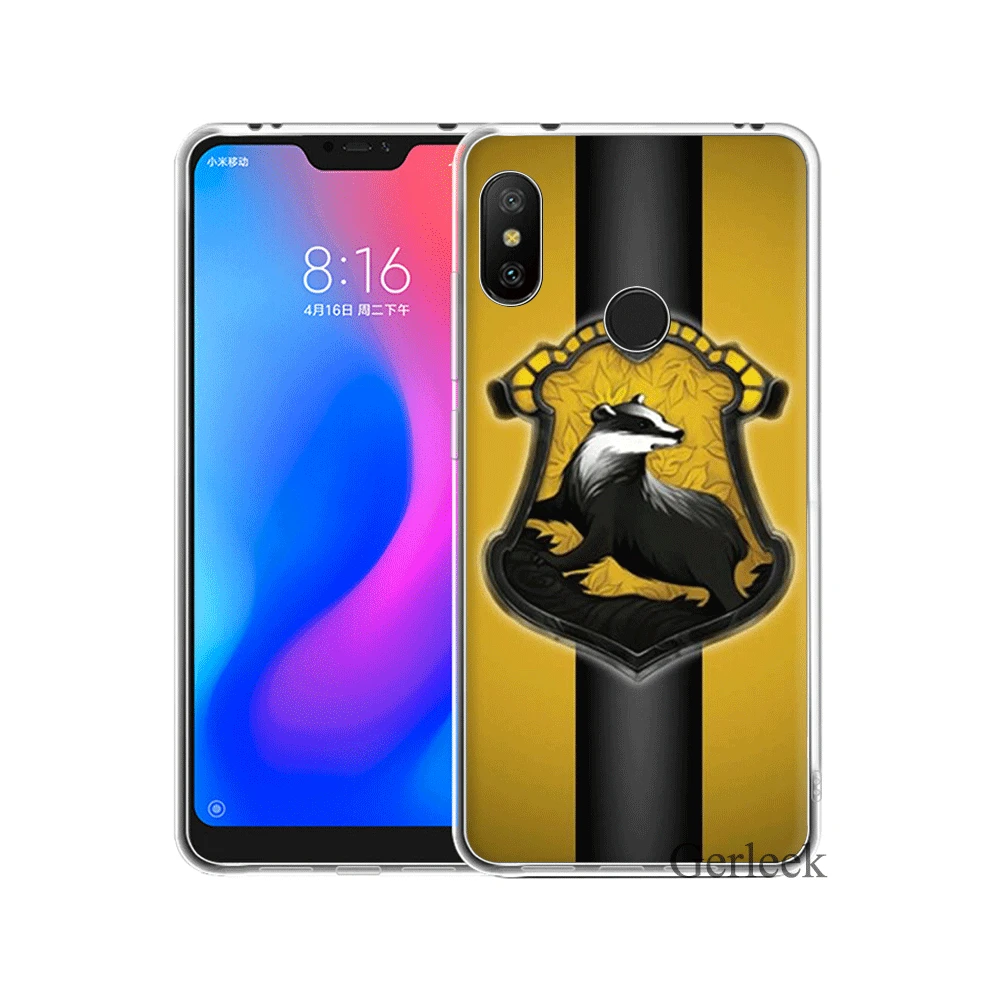 Жесткий чехол Desxz Hogwarts Hufflepuff для Xiaomi Mi 5 5S 6 8 Lite SE A1 5X A2 F1 9 MAX 3|Чехлы-накладки| |
