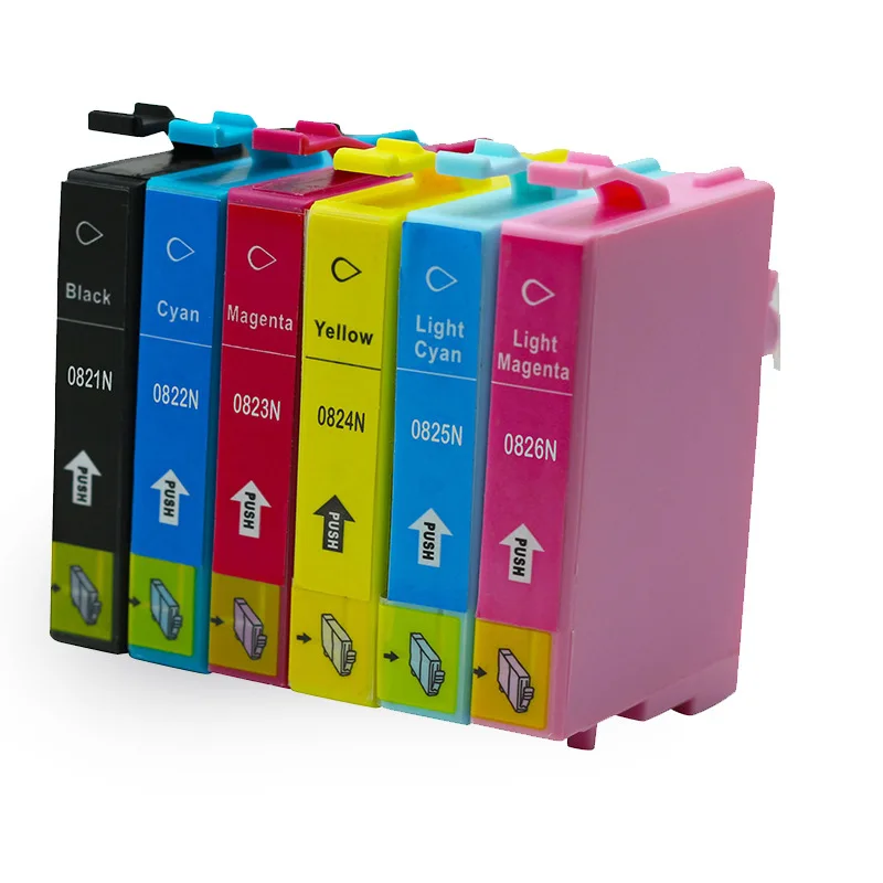 Картридж с чернилами 82N совместимый Epson Stylus T50 R390/R270/R290/R295/RX590/RX615/RX610/RX690/TX800/TX710W/TX650 |