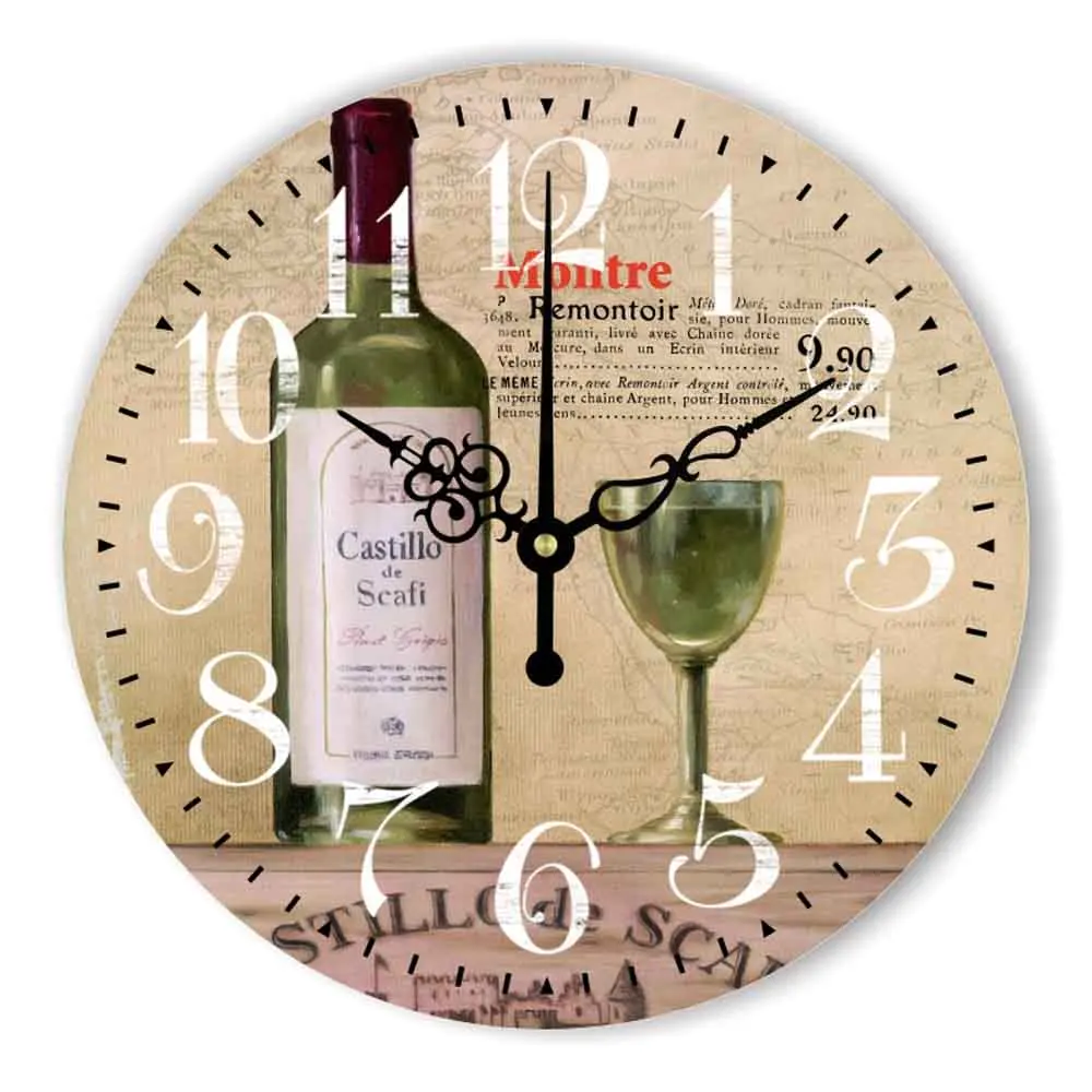 

Europe Home Decoration Wall Clock Modern Design Warranty 3 Years Vintage Dining Hall Wall Decoration Kitchen Wall Clock Watch