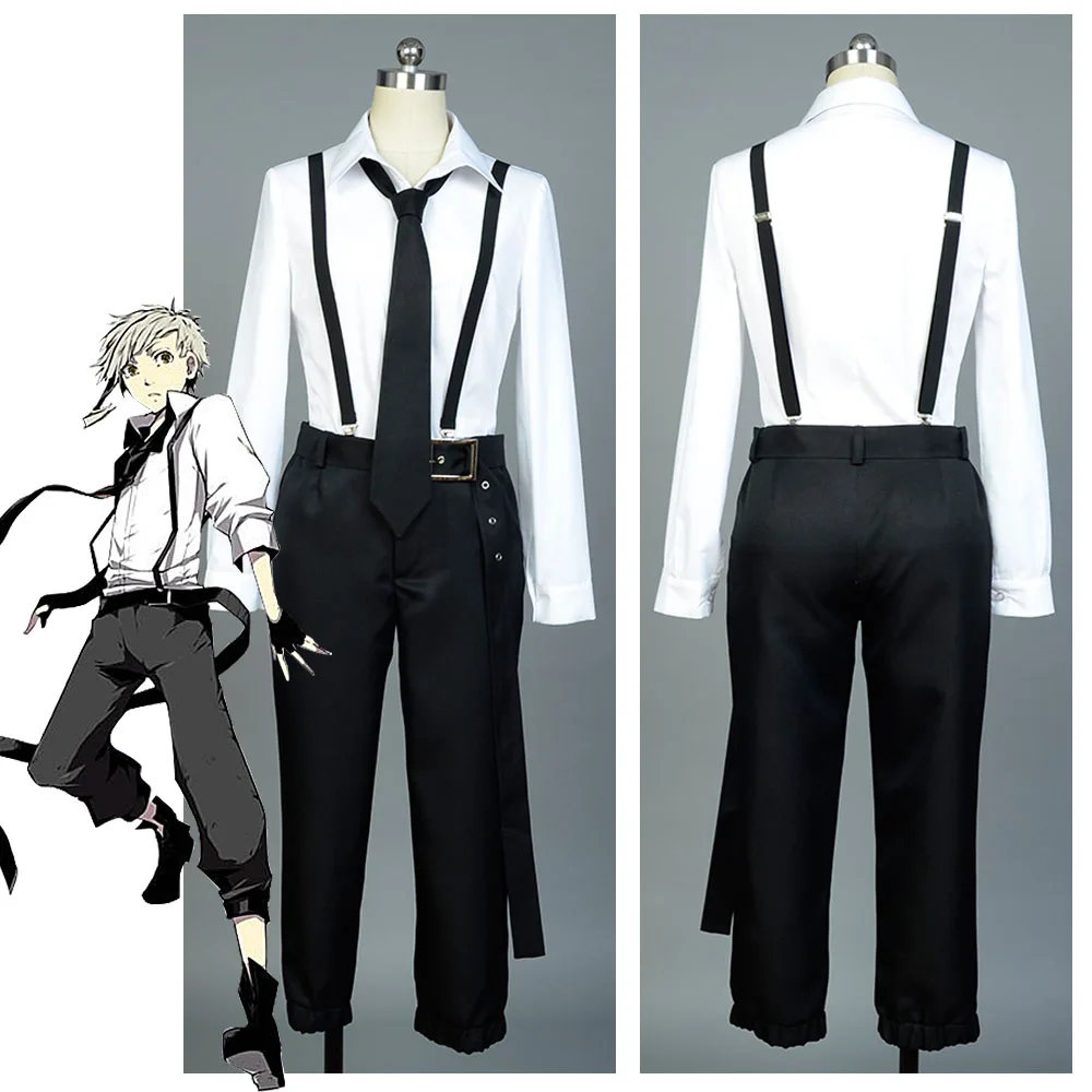 

Bungo Stray Dogs Nakajima Atsushi Cosplay Costume Custom Made For Men Women New Arrival