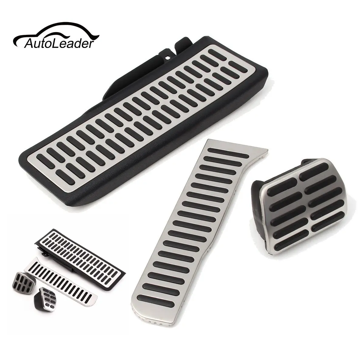 

3/4pcs LHD Clutch Fuel Brake Foot Rest MT/AT Pedals Pads Set For VW Jetta MK5 Golf MK6 Vento Sagitar 2008-2013 2005-2010