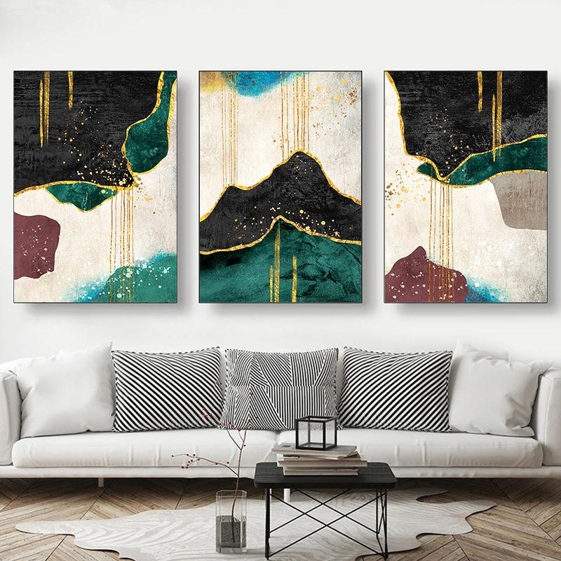 

Simple Color Abstract Lines Canvas Painting Art Print Poster Picture Wall Living Room Office Modern Home Decoration