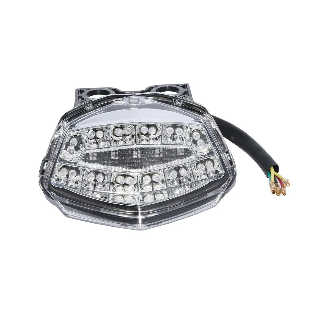 

ABS Clear LED Brake Taillight Turn Signals for KAWASAKI NINJA 250R 2008-2013