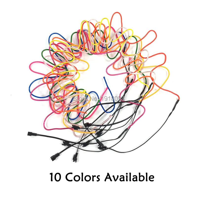 EL продукт 10 цветов Полужесткий EL провод светодиодный светильник неоновый светильник для творчества DIY светящаяся модель ручной работы