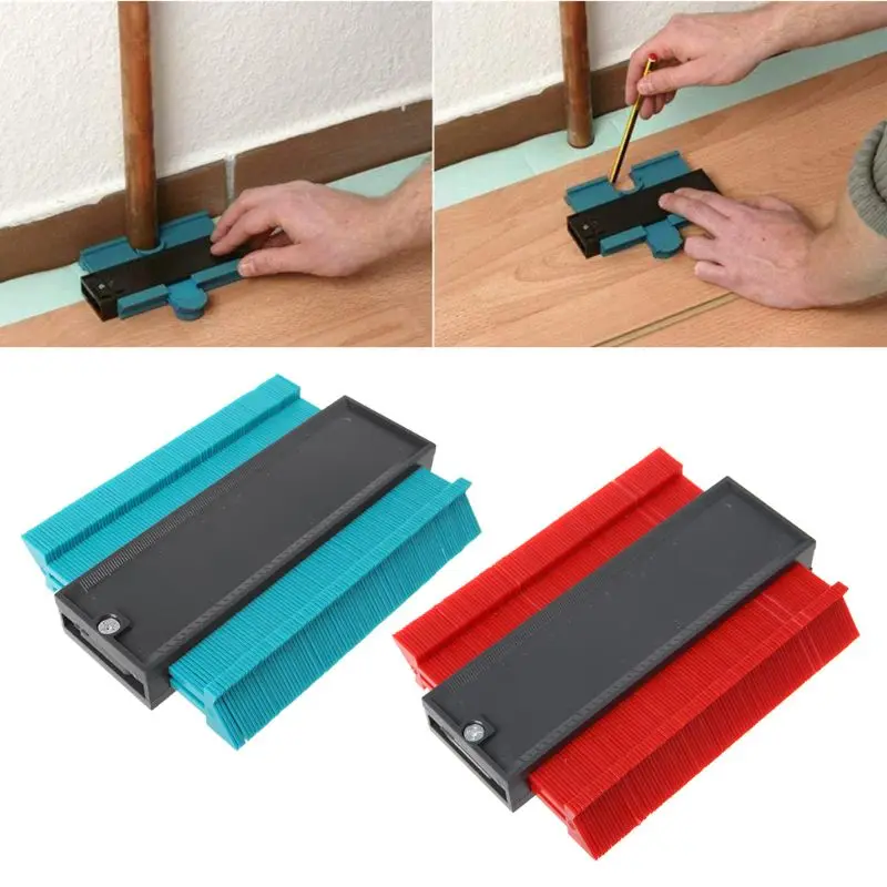 

5inch Shape Contour Duplicator Profile Gauge Tiling Laminate Tiles Shaping Tool Edge Molding Governing Wood Measure