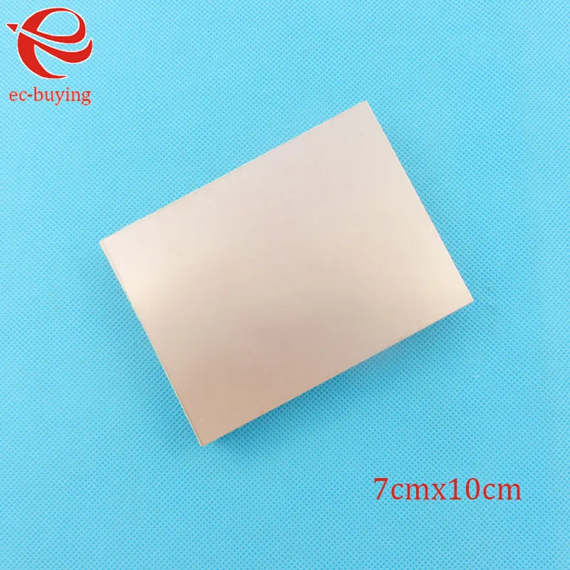 

Copper Clad Laminate One Single Side Plate CCL 10x7cm 1.4mm Bakelite Universal Board Practice PCB DIY Kit 100*70*1.4mm