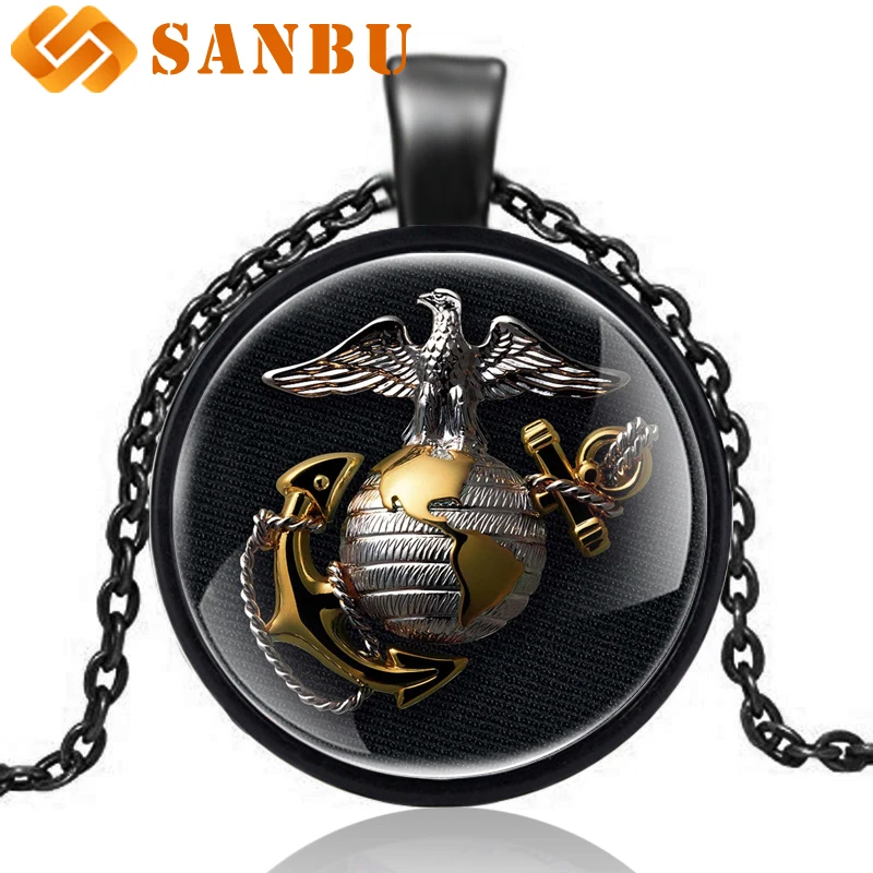 New Arrivals United States Marine Corps USMC Pendant Necklace Classic