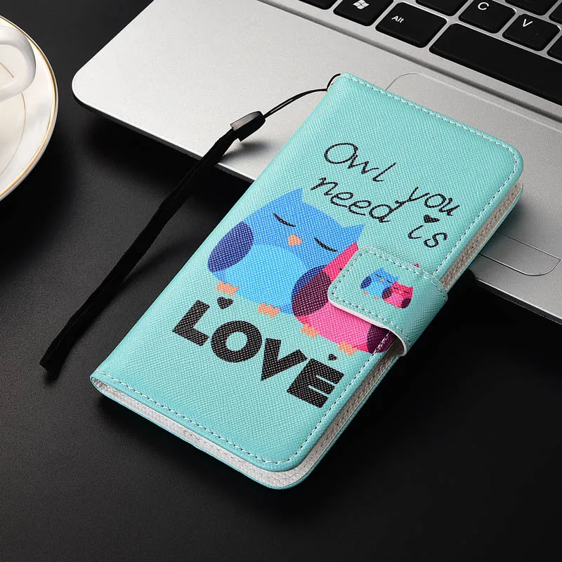 KESIMA For Bravis A503 Joy cartoon Wallet PU Leather CASE Fashion Lovely Cool Cover Cellphone Bag Shield - Цвет: owl love