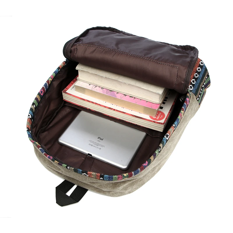 Mochila escolar Vintage para mujeres, mochilas de lona para adolescentes, mochilas para estudiantes, mochila nacional, bolsas de saco Mochila escolar Vintage para mujeres, mochilas de lona para adolescentes, mochilas para estudiantes, mochila nacional, bolsas de saco