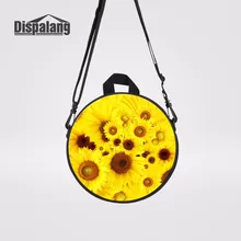 Мини-сумки-мессенджеры с 3D принтом в виде хризантемы для девочек, милый цветок, рюкзак для детей, повседневный детский сад, через плечо, школьные сумки