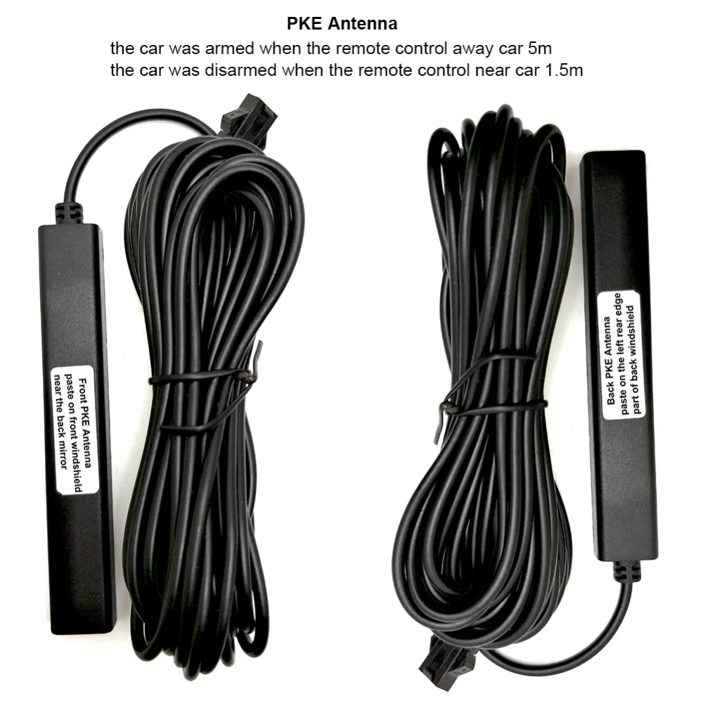  GSM GPS PKE Car Alarm Push Button Start Engine One Stop Start Button Keyless Entry System App Remot