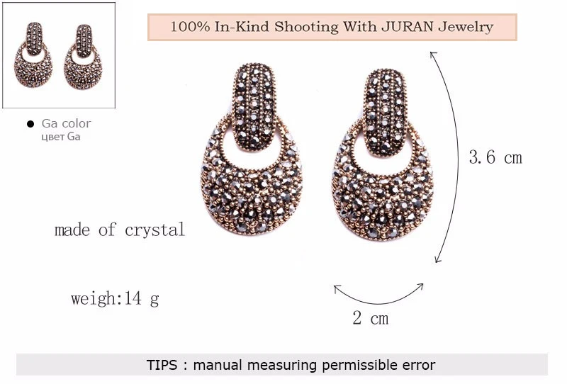 JURAN завод оптом женские модные хрустальные Висячие серьги вечерние ювелирные изделия брендовые серьги 15 видов стилей Brincos