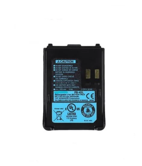 Walkie talkie accessories PB-42L 2000 MHA lithium battery for Kenwood TH-F6A TH-F7A radios