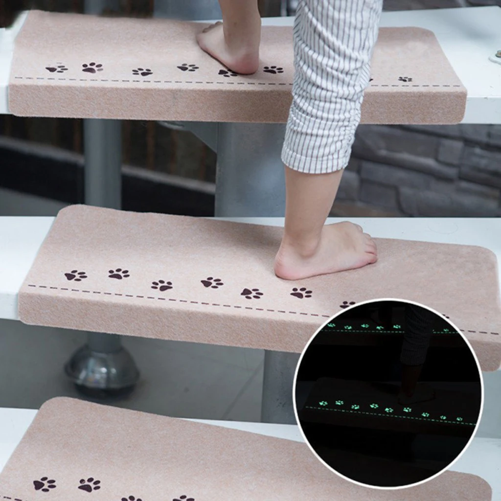 Stair Case Treads Mat Stair Step Mats Indoor Carpet Area Rug Safty Night Luminous Design for Children Kids Stair Case Treads Mat Stair Step Mats Indoor Carpet Area Rug Safty Night Luminous Design for Children Kids