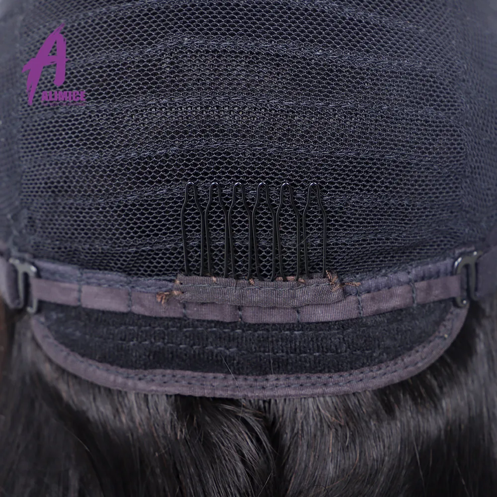 Alimice Hair Body Wave Lace Human Hair Wigs For Women Pre Plucked Brazilian Remy Hair 44 Lace Wigs With Baby Hair 8-24inch (9)