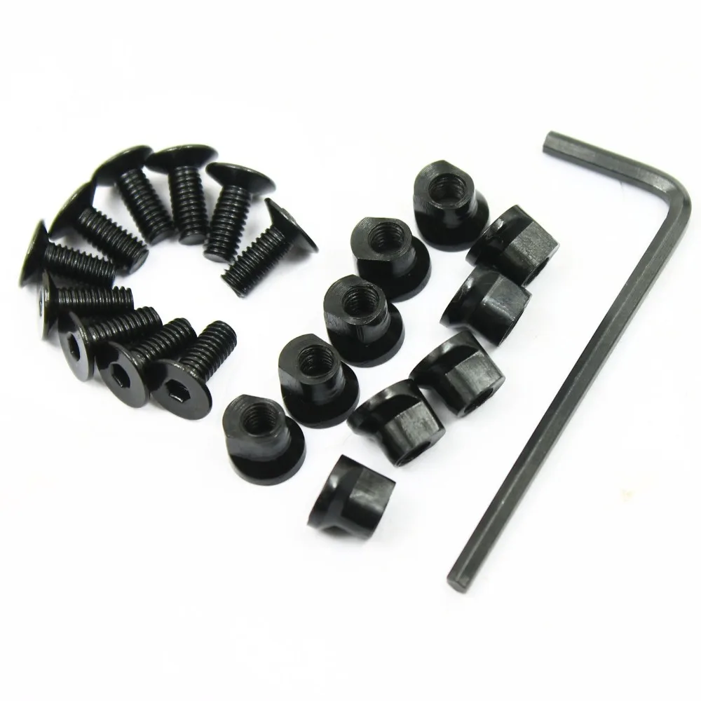 

tactical gun accessories ar 15 M4 accessories 10pcs Universal Keymod Rail Screws and Nuts for hunting airsoft