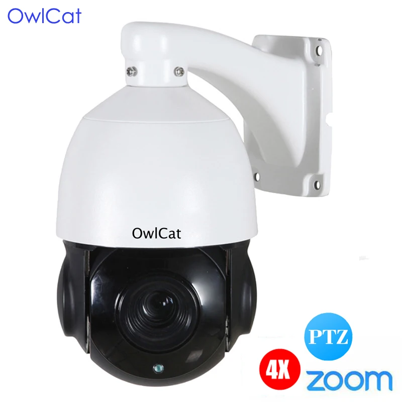 

OwlCat Mini Medium Dome IP Camera Full HD 1080P 2.8-12mm Varifocal Outdoor Onvif PTZ 2MP 4X Optical Zoom