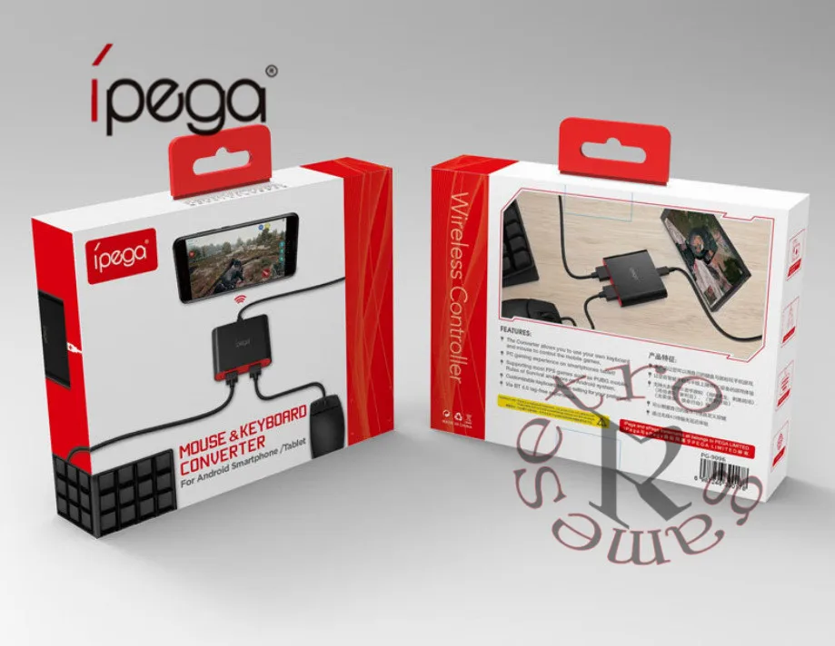 Professional Ipega Pg-9096 Bluetooth Keyboard and Mouse Converter for Game Controller Pubg Mobile