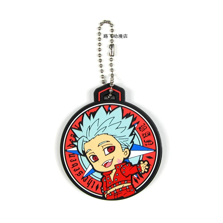 Аниме модель The Seven Deadly Sins экшн фигурка Meliodas Elizabeth Liones Diane Ban King Gowther Merlin Escanor брелок