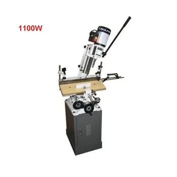 

New 1100W Tilt Type Heavy Tenon Machine Mortise Tenon Mortise Tenon Slot Machine Drilling Machine 220V 6-26mm (1-4"-1") 3-16mm