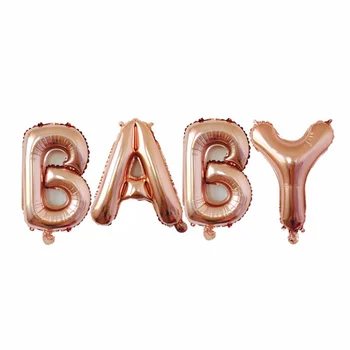 

40inch Rose Gold Letter Balloon, Baby Balloon Set, Baby 100 Days Old Birthday Party Decoration "love" Wedding Party Supplies