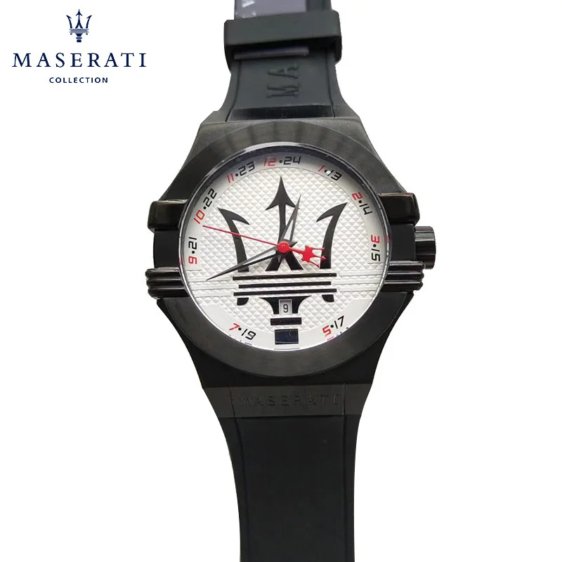 

Maserati 2018 New Watches Casual Waterproof Round Quartz Wristwatches Resin Buckle Wristwatches High Quality R8893524008