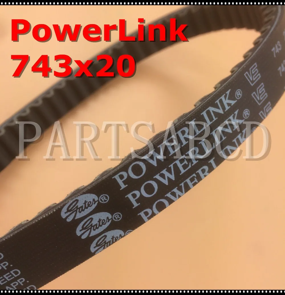 Высококачественный приводной ремень для скутера go kart POWERLINK 743 20 30