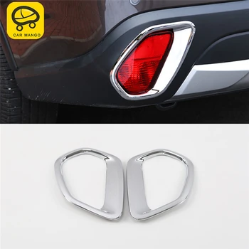 

CAR MANGO Car Styling Rear Fog Light Lamp Cover Trim Frame Sticker Exterior Accessories for Mitsubishi Outlander 2017