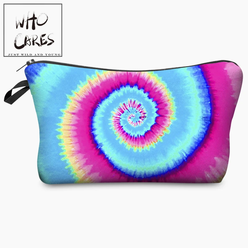 Tie Dye Petrol Rainbow 3D Print Cosmetic Bag Brands Women Makeup Organizer Toiletry with Zipper Neceser Trousse Maquillage Femme Tie Dye Petrol Rainbow 3D Print Cosmetic Bag Brands Women Makeup Organizer Toiletry with Zipper Neceser Trousse Maquillage Femme