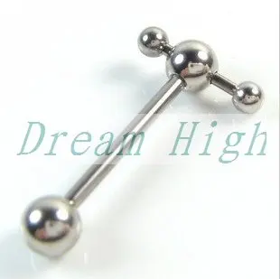 

Wholesale Tongue piercing Hot sell cute body piercing Fashion Jewelry 100 pcs/lot 14G 16mm