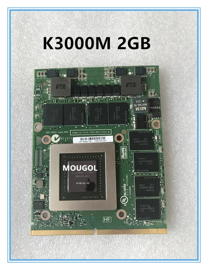 

NEW K3000M K 3000M Video Vga Graphic card CN-0TW63C TW63C 2GB N14E-Q1-A2 For Laptop DELL M6700 M6800 M6600 HP 8770W 8760W