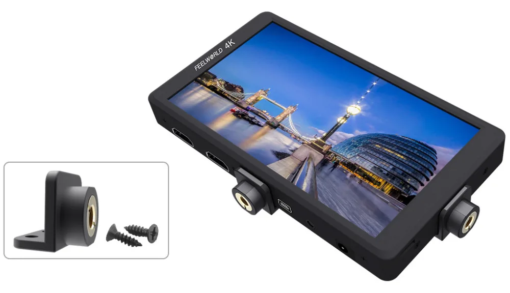 Feelworld 5,7 дюймов ips Full HD 1920x1080 4K HDMI камера полевой монитор для Canon Nikon sony DSLR камера Gimbal Rig Видео F570