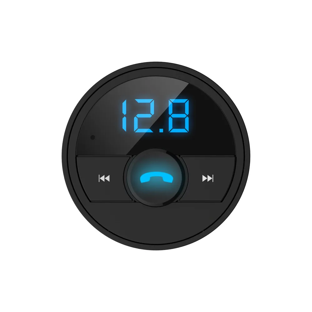 Bluetooth 4,2 версия автомобильный комплект MP3 беспроводной fm-передатчик двойной USB зарядное устройство Handsfree Поддержка открытые голосовые подсказки номер звонящего