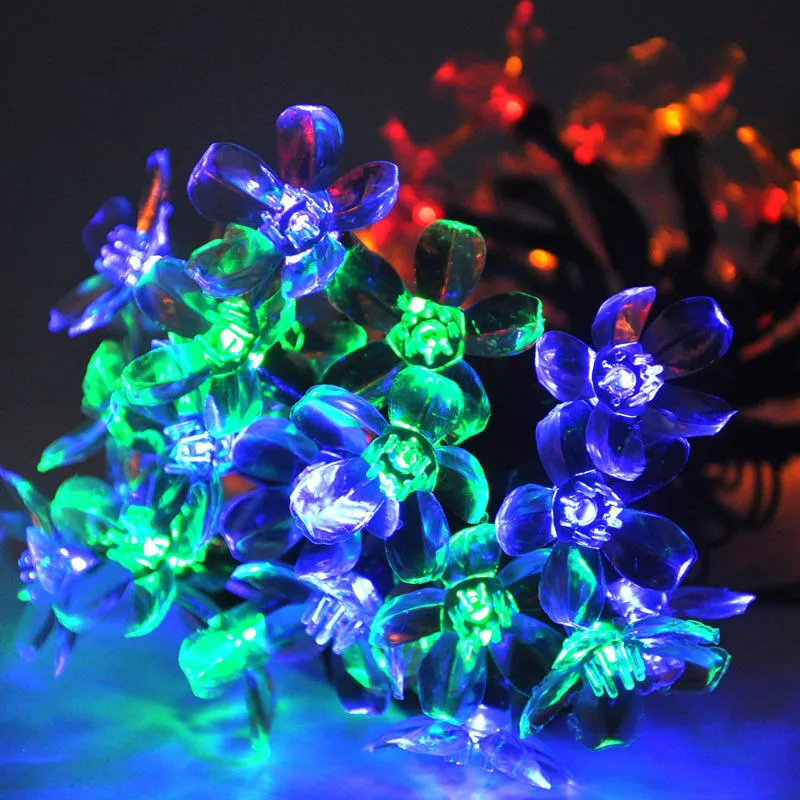 Solar led vacaciones guirnaldas luces 7 m 50led cereza colgante bouquet de la boda jardín decoración Lámparas luces Solare Solar led vacaciones guirnaldas luces 7 m 50led cereza colgante bouquet de la boda jardín decoración Lámparas luces Solare