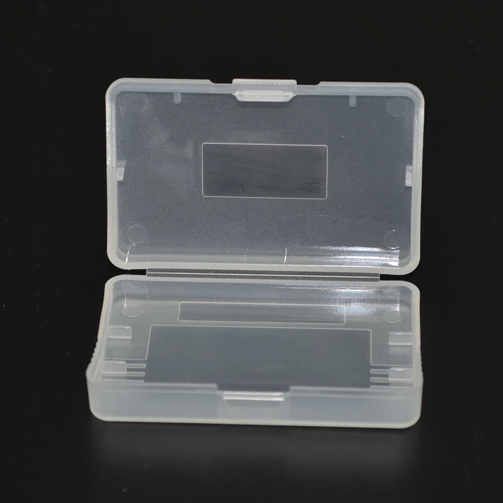 10PCS a lot High quality White Plastic Game Card Case Cartridge Cases Boxes Protector for Gameboy Advance for GBA