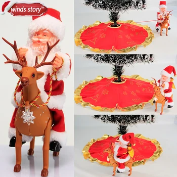 

Christmas gift new Santa Claus deer car delivery gifts children toys Christmas home decorations bottom christmas tree decoration