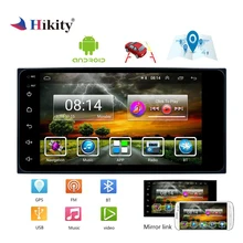 Hikity 2 din Auto Radio Android 7 “HD 1080 P Car Multimedia MP5 Player con GPS di Navigazione Utilizzabile Wifi Bluetooth USB Car Stereo Per Toyota