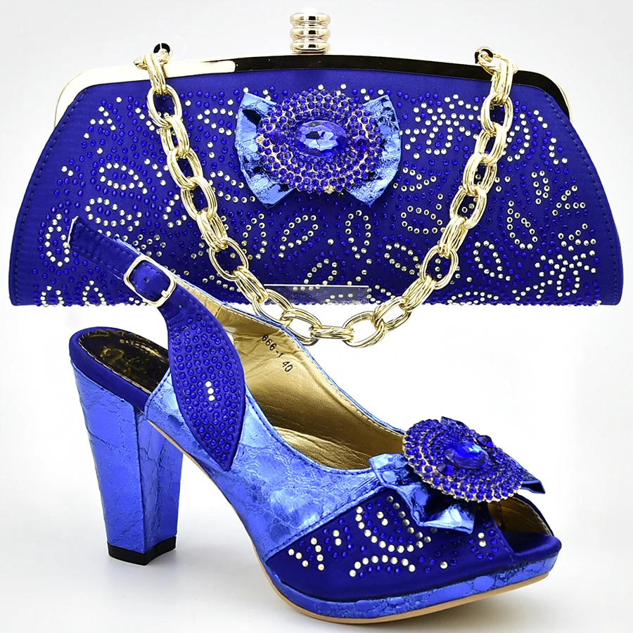 4 Assortis Décoré Sacs Italiennes Arrivée Mariage Nigérian Chaussures De Sac 2 Femmes Italie Avec Les 3 Nouvelle Le Et Pour 1 Ensemble Strass x4Bqngn