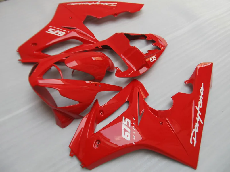 7 gits! Комплект обтекателей для Triumph Daytona 675 05 06 07 08 Daytona675 2005 2006 2007 2008 комплект из АБС