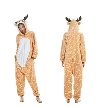 

Unisex Adults Women Flannel Winter Pajama sets Women Sleepwear unicorn Panda stitch onesies for Animal Pajamas Cosplay Homewear