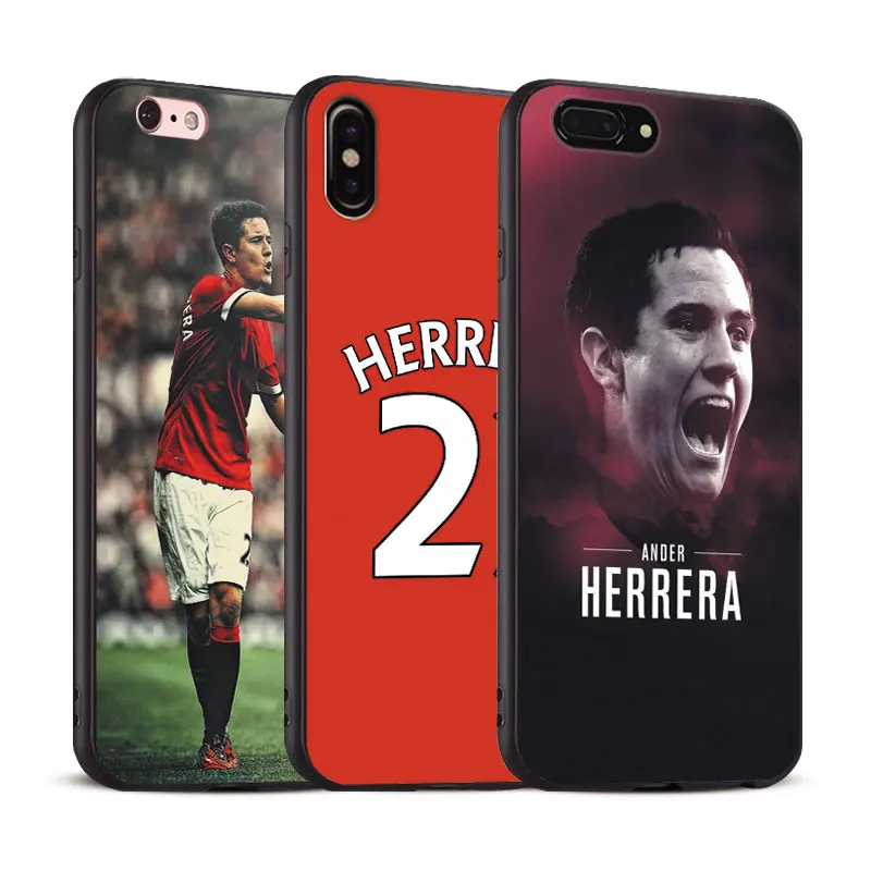 

Ander Herrera Coque For Apple iPhone X 8Plus 8 7Plus 7 6SPlus 6s 6Plus 6 Se 5s 5 Soft Silicone Tpu Phone Case Shell Cover