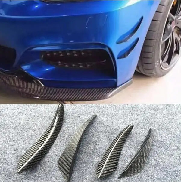 

Carbon Fiber Front Bumper Lip Splitter Fins Body Spoiler Canard Valence Chin for BENZ A B C E CLA GLA GLC GLE W205 W213 ALL